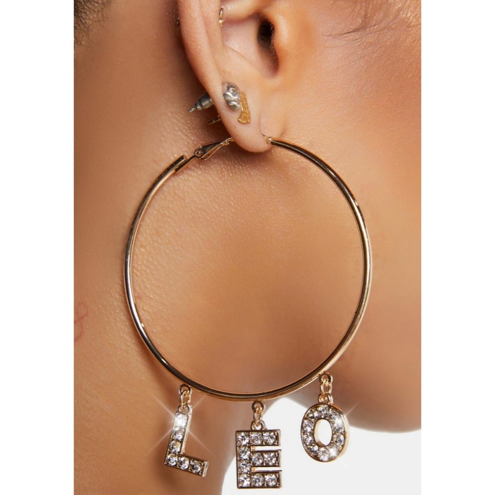 Ciel Leo Large Hoop Earrings